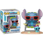 Lilo & Stitch - Stitch in Sunlounger Premium Pop! Vinyl Figure