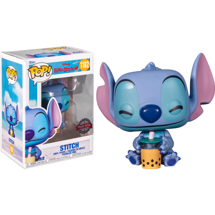Lilo & Stitch - Stitch with Boba Tea Pop! Vinyl Figure