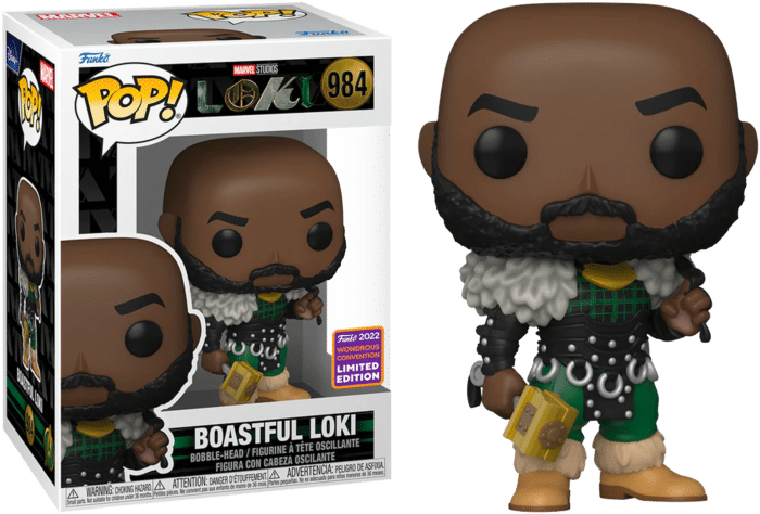 Loki (2021) - Boastful Loki Pop! Vinyl Figure (2022 Wondrous Convention Exclusive)