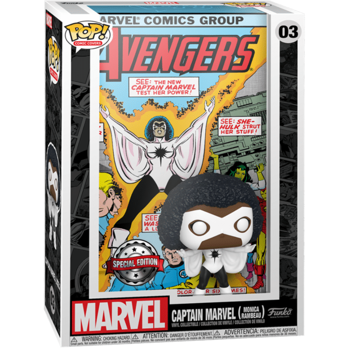 Marvel - Captain Marvel Monica Rambeau Avengers #227 Pop! Comic Covers Vinyl Figure