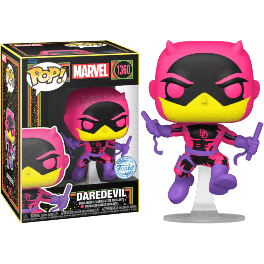 marvel-daredevil-blacklight-pop-vinyl-figure Marvel - Daredevil Blacklight Pop! Vinyl Figure