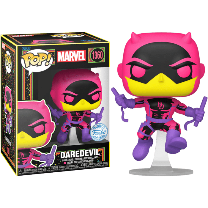 Marvel - Daredevil Blacklight Pop! Vinyl Figure
