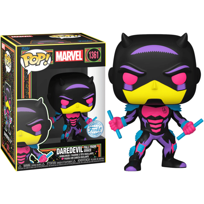 Marvel - Daredevil (Fall from Grace) Blacklight Pop! Vinyl Figure