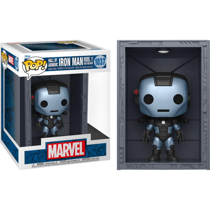 Marvel: Hall of Armor - Iron Man Model 11 War Machine Metallic Deluxe Pop! Vinyl Figure