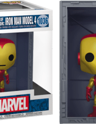 Marvel: Hall of Armor - Iron Man Model 4 Metallic Deluxe Pop! Vinyl Figure
