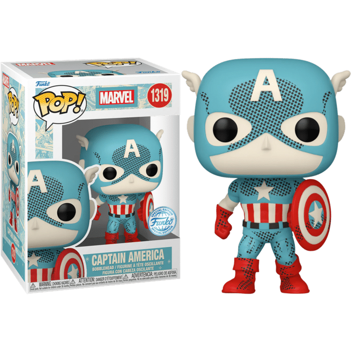 Marvel - Retro Reimagined Captain America Disney 100th Pop! Vinyl Figure