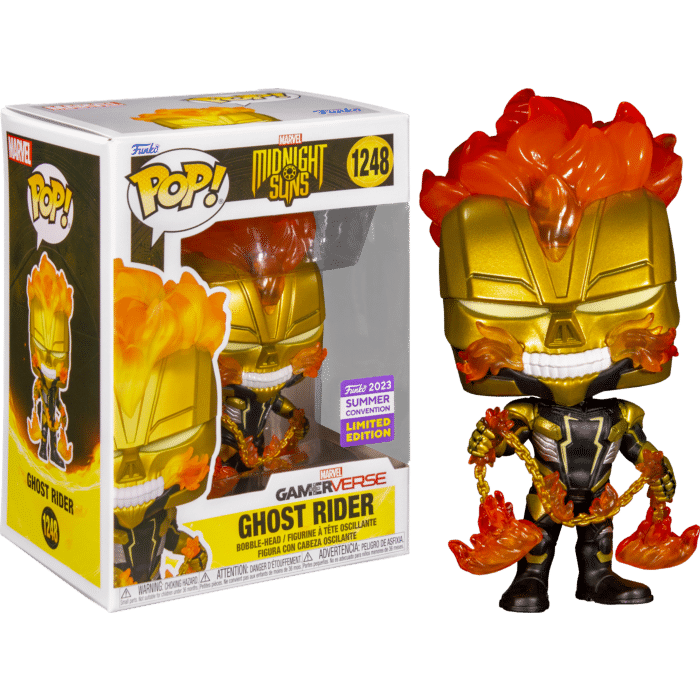 Marvel's Midnight Suns (2022) - Ghost Rider Pop! Vinyl Figure (2023 Summer Convention Exclusive)