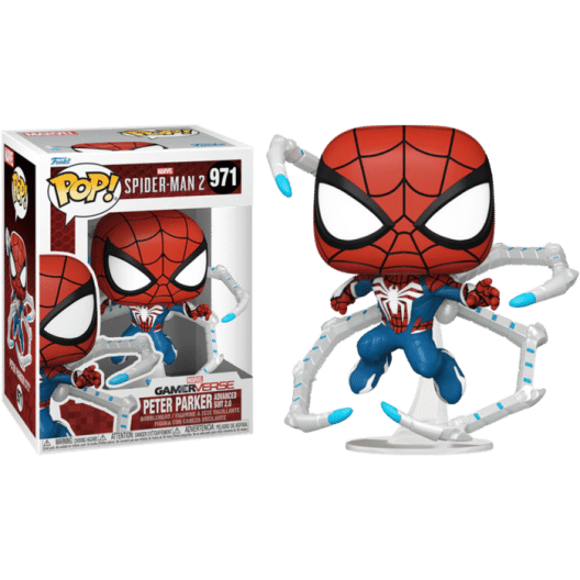 marvel-s-spider-man-2-peter-parker-advanced-suit-2-0-pop-vinyl-figure Marvel's Spider-Man 2 - Peter Parker (Advanced Suit 2.0) Pop! Vinyl Figure
