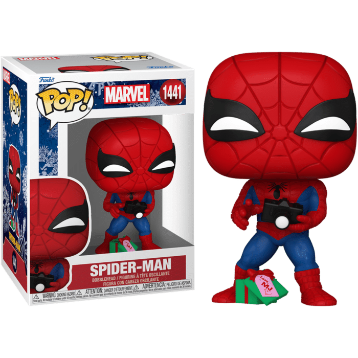 Marvel - Spider-Man with Gift (Holiday) Pop! Vinyl Figure