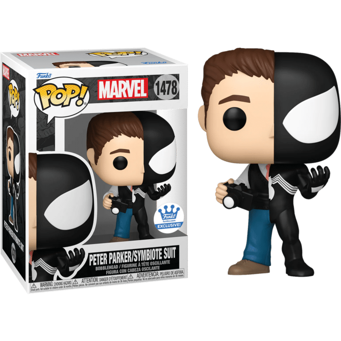 Marvel: Split - Peter Parker/Symbiote Suit Pop! Vinyl Figure