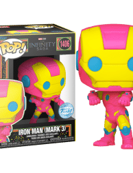 Marvel: The Infinity Saga - Iron Man (Mark 3) Blacklight Pop! Vinyl Figure