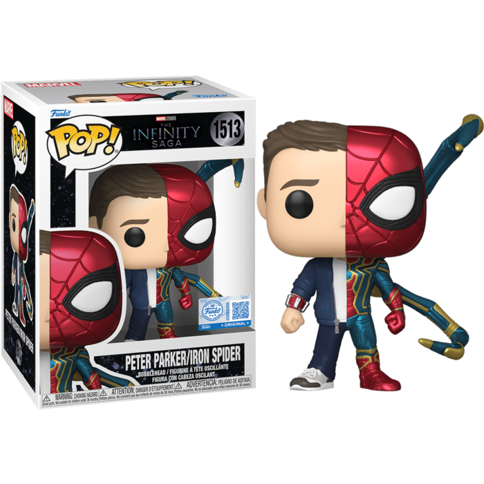 Marvel: The Infinity Saga - Peter Parker/Iron Spider Split Pop! Vinyl Figure