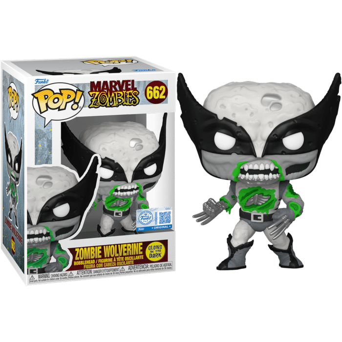 Marvel Zombies - Zombie Wolverine Glow-in-the-Dark Pop! Vinyl Figure
