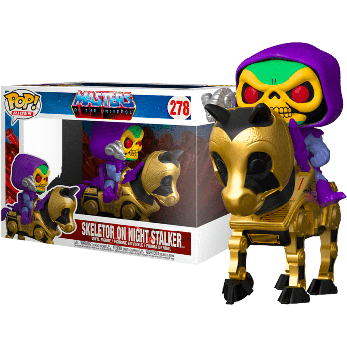 Masters of the Universe - Skeletor with Night Stalker Pop! Rides Vinyl Figure