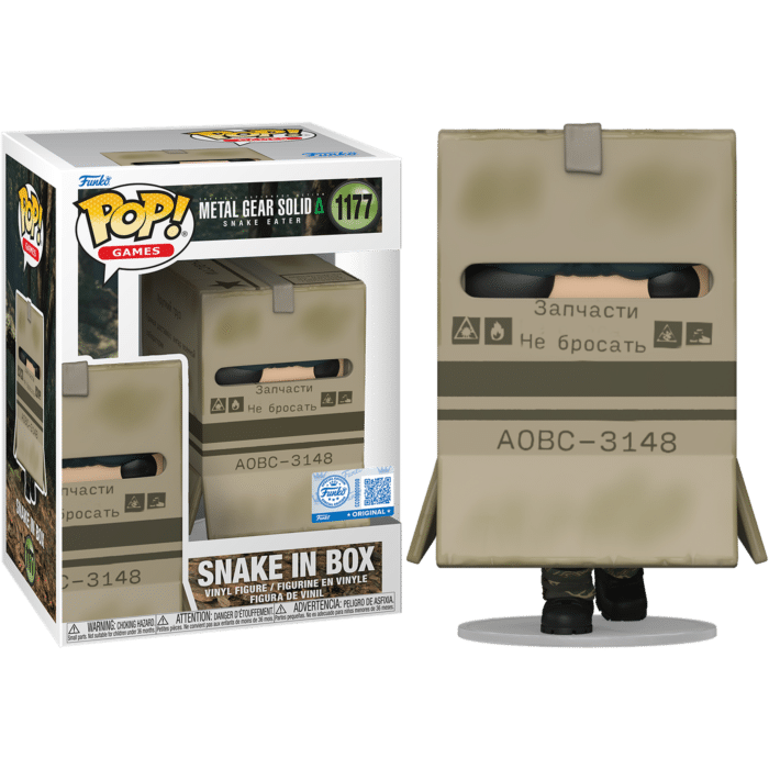 Metal Gear Solid: Snake Eater - Snake in Box Pop! Vinyl Figure