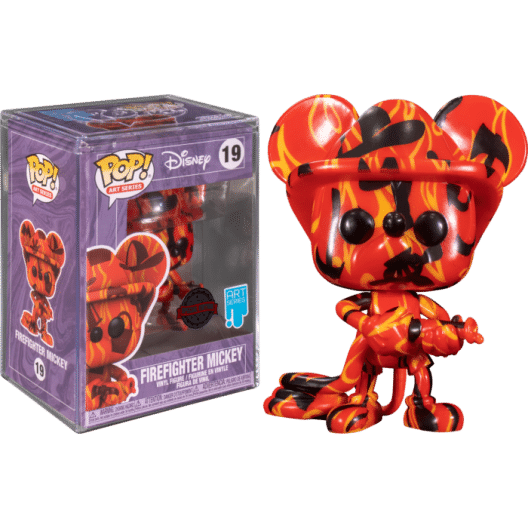 mickey-mouse-firefighter-mickey-artist-series-pop-vinyl-figure-with-po Mickey Mouse - Firefighter Mickey Artist Series Pop! Vinyl Figure with Pop! Protector