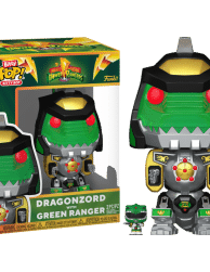 Mighty Morphin Power Rangers - Dragonzord with Green Ranger Bitty Pop! Bot Vinyl Figure