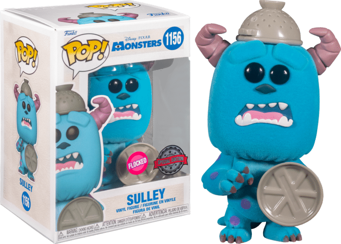 Monsters, Inc. - Sulley with Lid Flocked 20th Anniversary Pop! Vinyl Figure