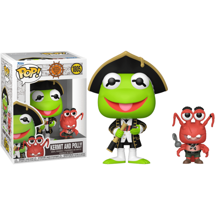 Muppet Treasure Island - Kermit & Polly Pop! Vinyl Figure