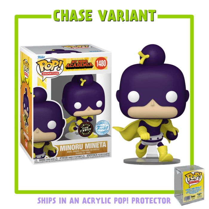 My Hero Academia - Minoru Mineta Pop! Vinyl Figure in Acrylic Pop! Protector (Chase Variant)