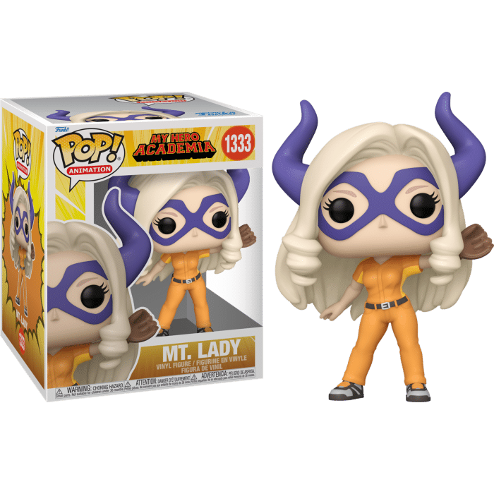 My Hero Academia - Mt. Lady Hero League Baseball 6" Super Size Pop! Vinyl Figure