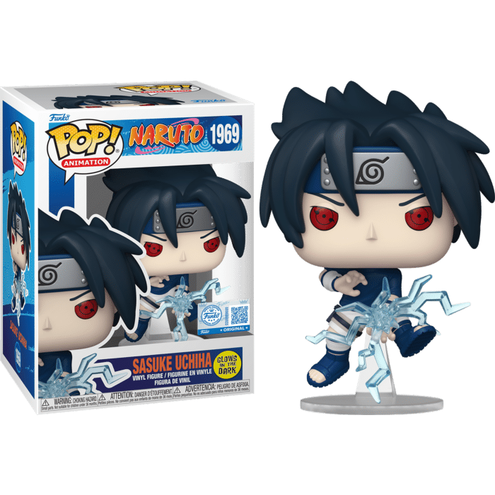 Naruto - Sasuke Uchiha Glow-in-the-Dark Pop! Vinyl Figure