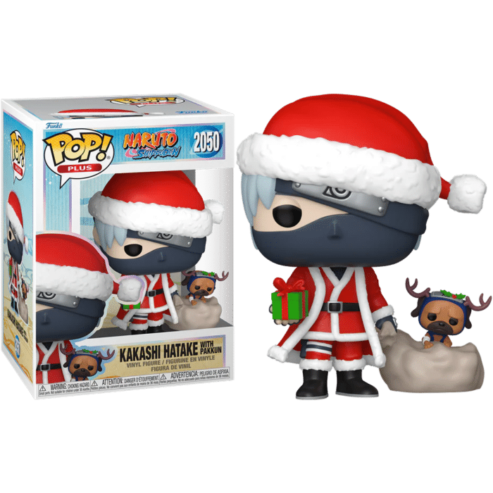 Naruto: Shippuden - Kakashi Hatake with Pakkun Holiday Pop! Plus Vinyl Figure