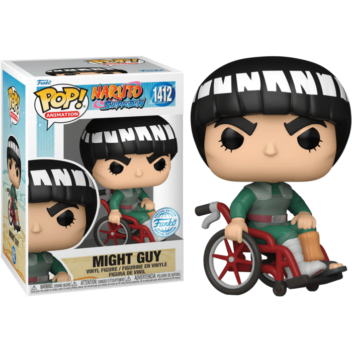 Naruto: Shippuden - Might Guy in Wheelchair Pop! Vinyl Figure
