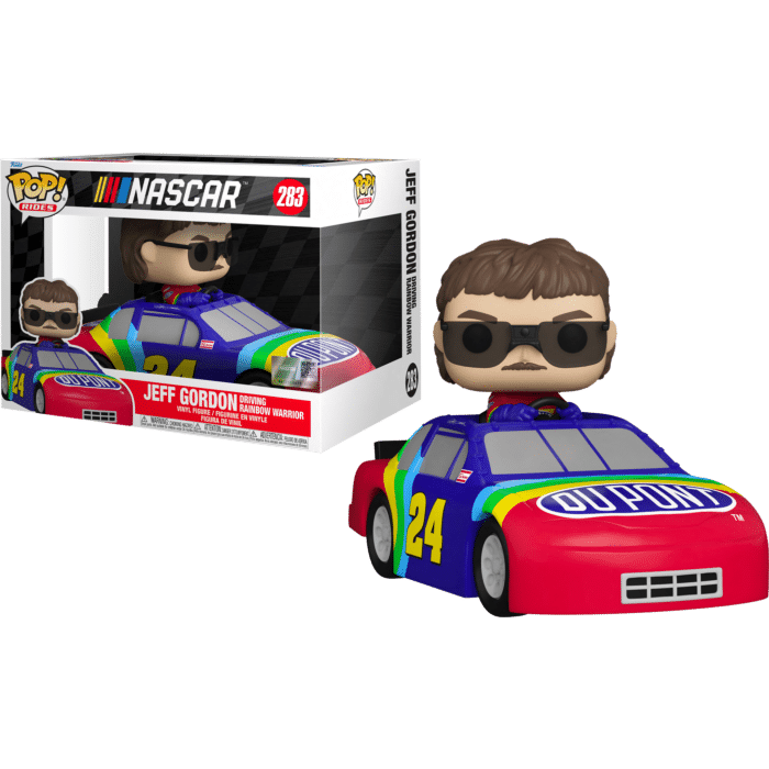 NASCAR - Jeff Gordon with Rainbow Warrior Pop! Rides Vinyl Figure