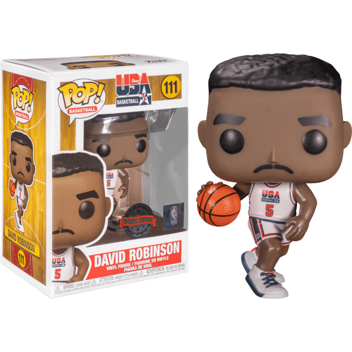 NBA Basketball - David Robinson 1992 Team USA Jersey Pop! Vinyl Figure