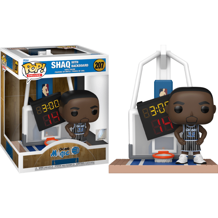 NBA Basketball - Shaq with Backboard (Orlando Magic) Deluxe Pop! Vinyl Figure