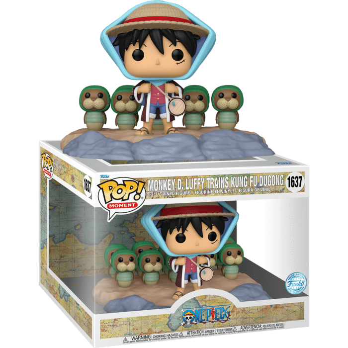 One Piece - Monkey D. Luffy Trains Kung Fu Dugong Pop! Moment Vinyl Figure