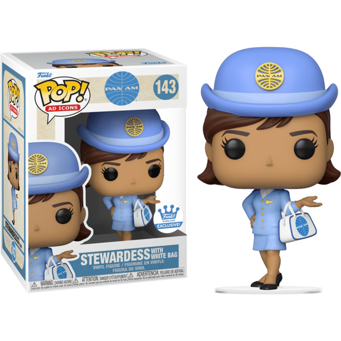 Pan Am - Stewardess with White Bag Pop! Vinyl Figure (Funko / Popcultcha Exclusive)