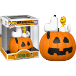 Peanuts - Snoopy & Woodstock with Pumpkin (It's the Great Pumpkin, Charlie Brown) Deluxe Pop! Vinyl Figure