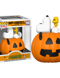 Peanuts - Snoopy & Woodstock with Pumpkin (It's the Great Pumpkin, Charlie Brown) Deluxe Pop! Vinyl Figure
