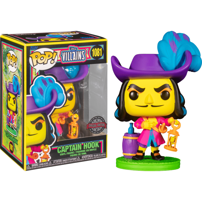 Peter Pan - Captain Hook Blacklight Pop! Vinyl Figure