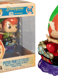 Peter Pan - Peter Pan with the Peter Pan’s Flight Attraction Disneyland 65th Anniversary Pop! Rides Vinyl Figure