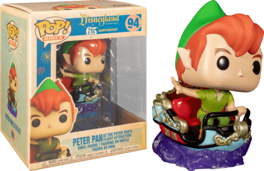 Peter Pan - Peter Pan with the Peter Pan’s Flight Attraction Disneyland 65th Anniversary Pop! Rides Vinyl Figure