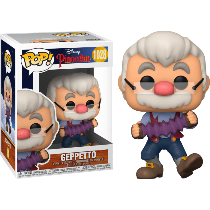 Pinocchio - Geppetto with Accordion 80th Anniversary Pop! Vinyl Figure