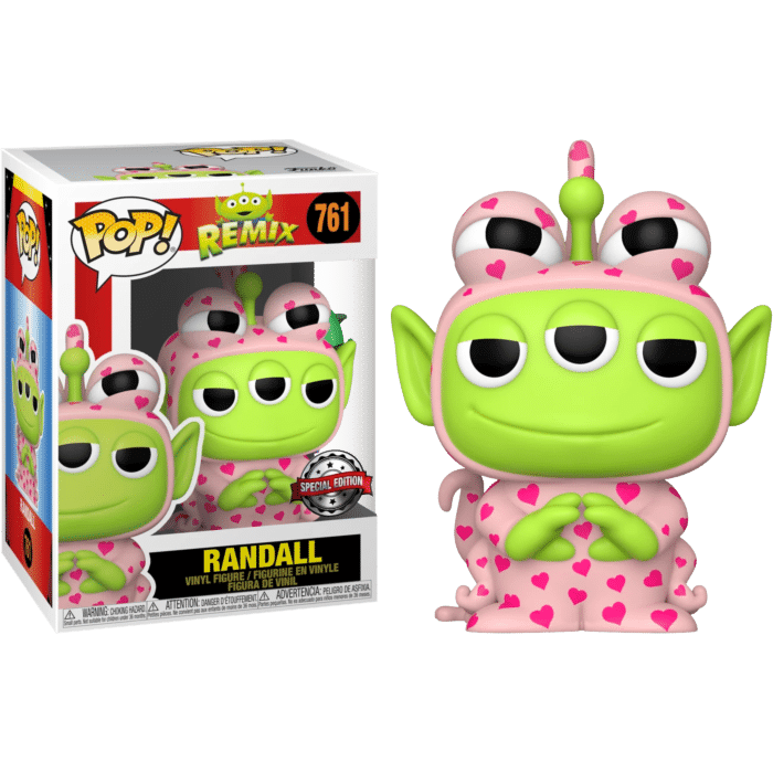 Pixar - Randall Alien Remix Pink Pop! Vinyl Figure