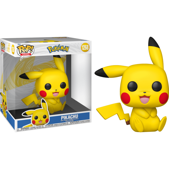 Pokemon - Pikachu (Sitting) Jumbo 10" Pop! Vinyl Figure