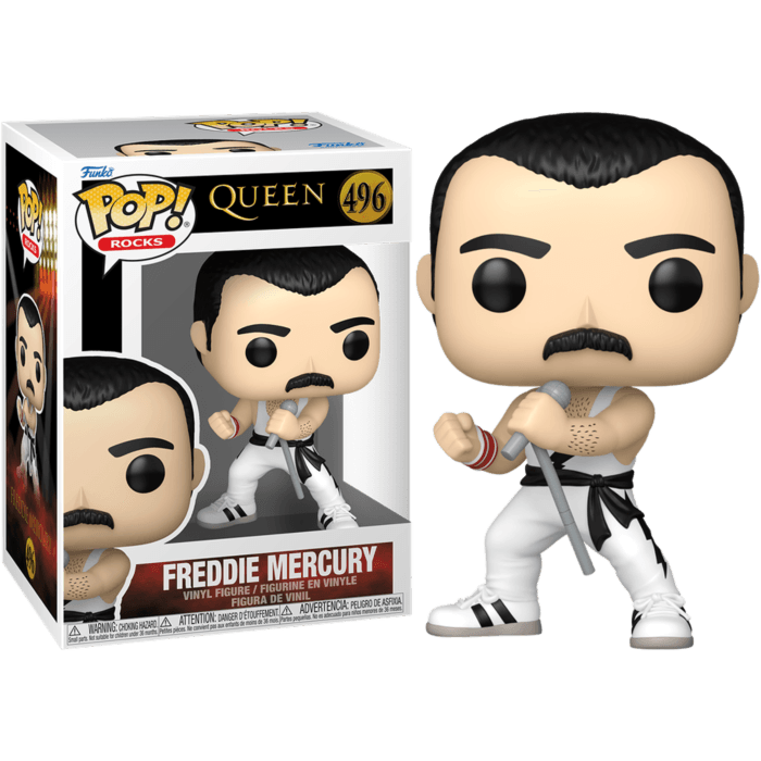 Queen - Freddie Mercury (White Singlet) Pop! Vinyl Figure