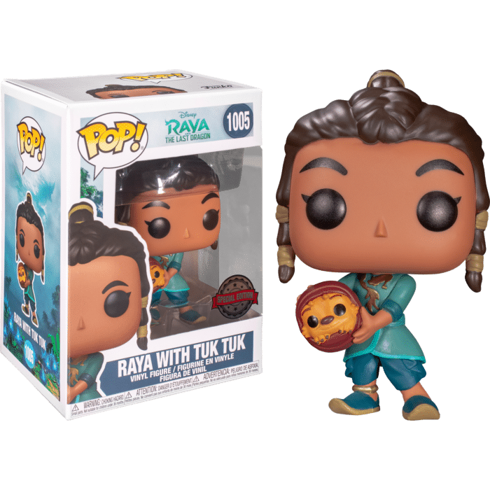 Raya and the Last Dragon - Young Raya with Baby Tuk Tuk Pop! Vinyl Figure