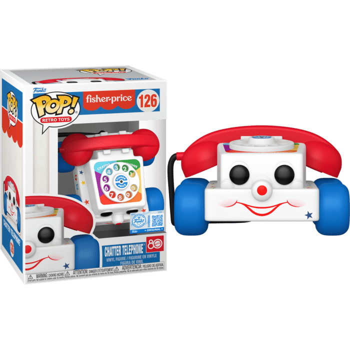 Retro Toys: Fisher-Price - Chatter Telephone Pop! Vinyl Figure (Popcultcha Exclusive)