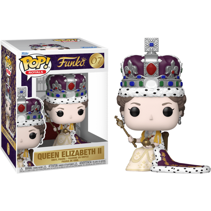 Royal Family - Queen Elizabeth II Coronation Pop! Premium Vinyl Figure