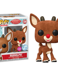 Rudolph the Red-Nosed Reindeer - Rudolph Flocked Pop! Vinyl Figure