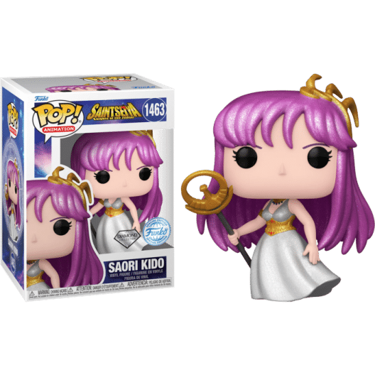 Saint Seiya: Knights of the Zodiac - Saori Kido (Athena) Diamond Glitter Pop! Vinyl Figure