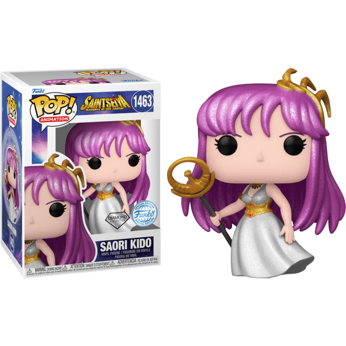 Saint Seiya: Knights of the Zodiac - Saori Kido (Athena) Diamond Glitter Pop! Vinyl Figure