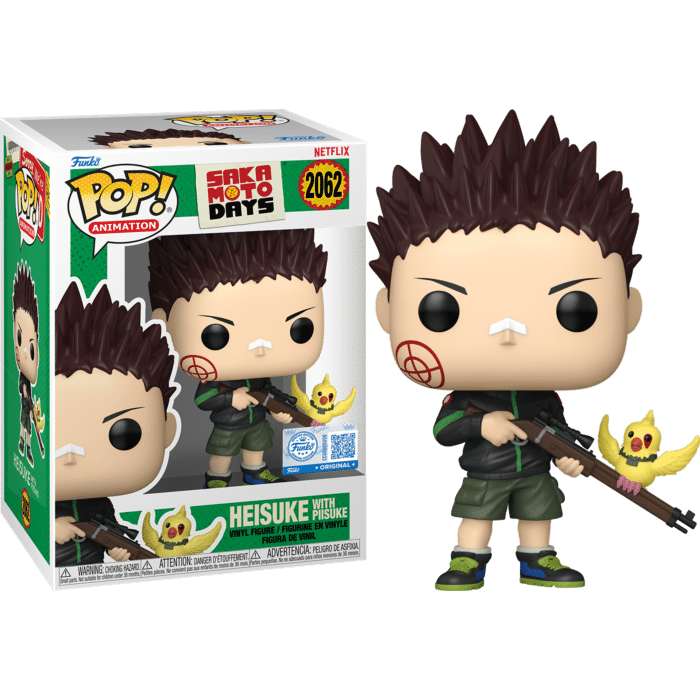 Sakamoto Days - Heisuke with Piisuke Pop! Vinyl Figure (Popcultcha Exclusive)
