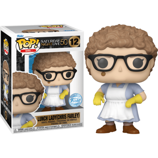 saturday-night-live-50th-anniversary-lunch-lady-chris-farley-pop-vinyl Saturday Night Live: 50th Anniversary - Lunch Lady (Chris Farley) Pop! Vinyl Figure